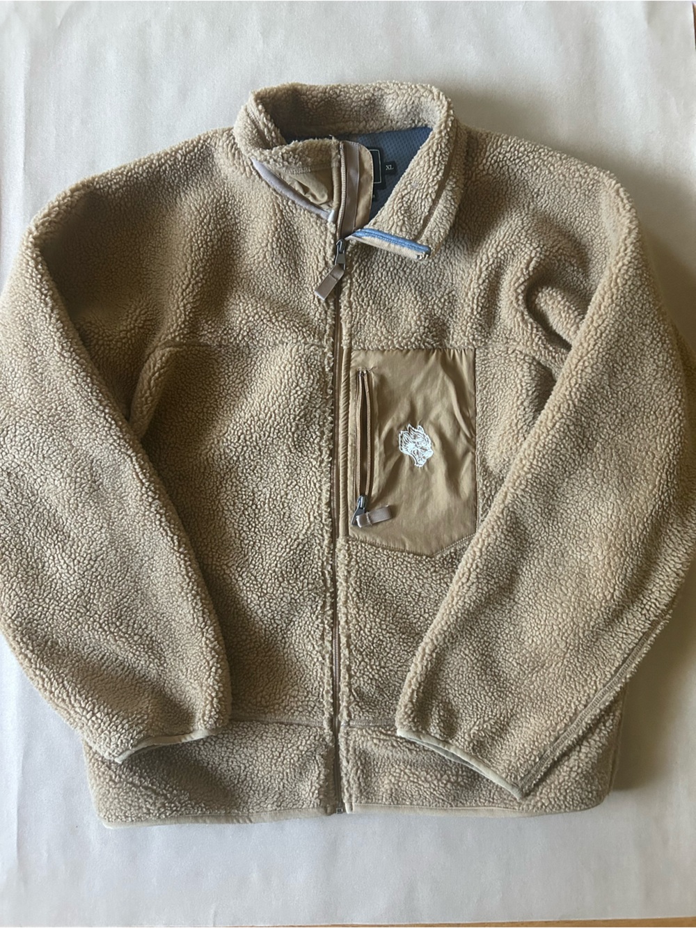 Darc Sport Sherpa Zip Jacket - Beige